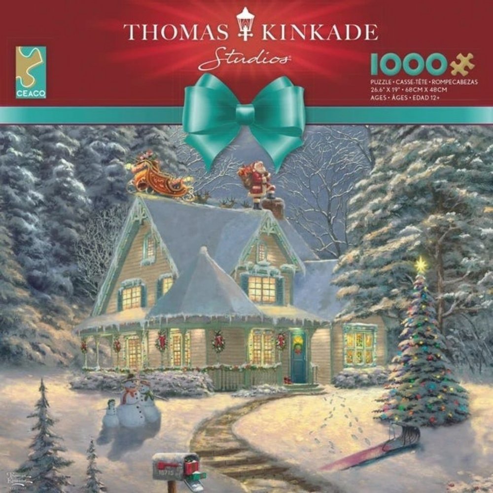 Thomas Kincaide Midnight Delivery 1000 Piece Jigsaw Puzzle